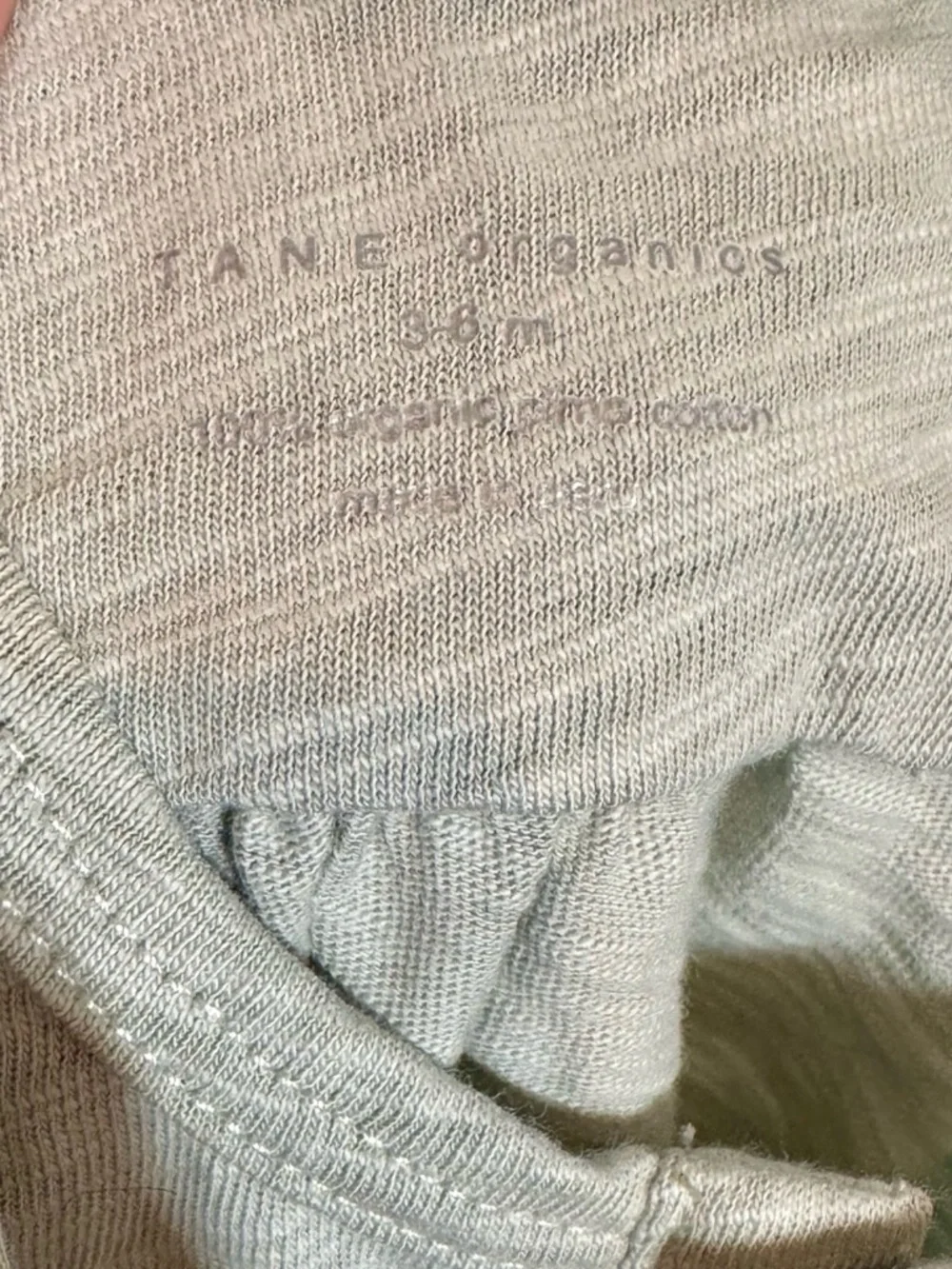Tane Organic Flamé Sleeveless Henley Romper Seafoam 3-6 months-Still Full Price